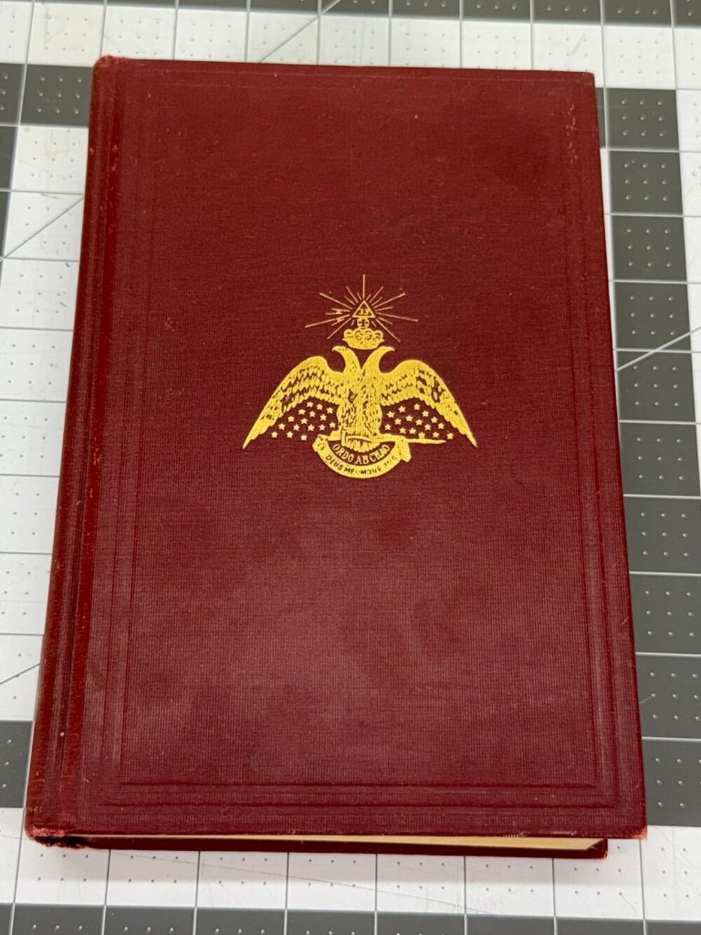 Vintage 1942 Morals and Dogma Albert Pike Masonic Scottish Rite Hardcover Book
